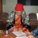 Tarthang Rinpoche signs the NAMO Constitution July 4 2011