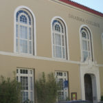 The façade of DharmaCollege a Berkeley historical landmark